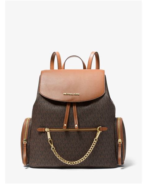 michael kors backpack jet set|jet set large logo backpack.